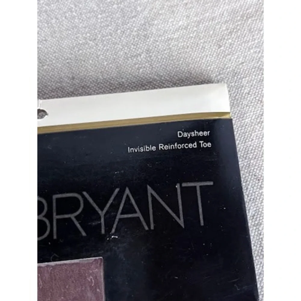 Vintage Lane‎ Bryant Daysheer Pantyhose Size E New Brown NOS NWT Reinforced Toe